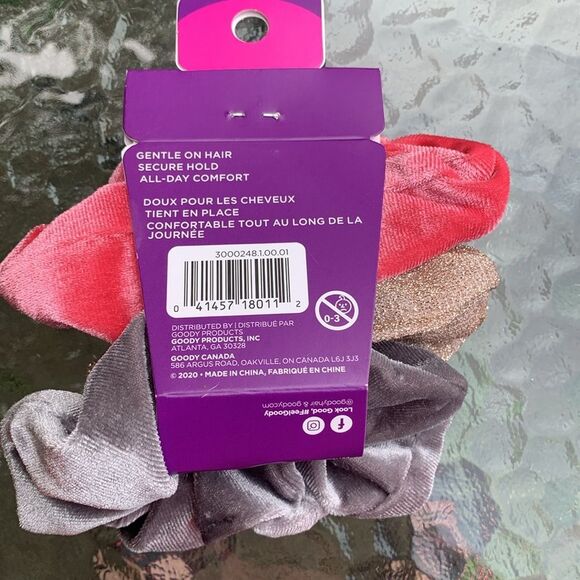 Goody ouchless set of 3 scrunchies - Picture 2 of 3